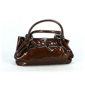Salvatore Ferragamo Patent Leather Shoulder Bag